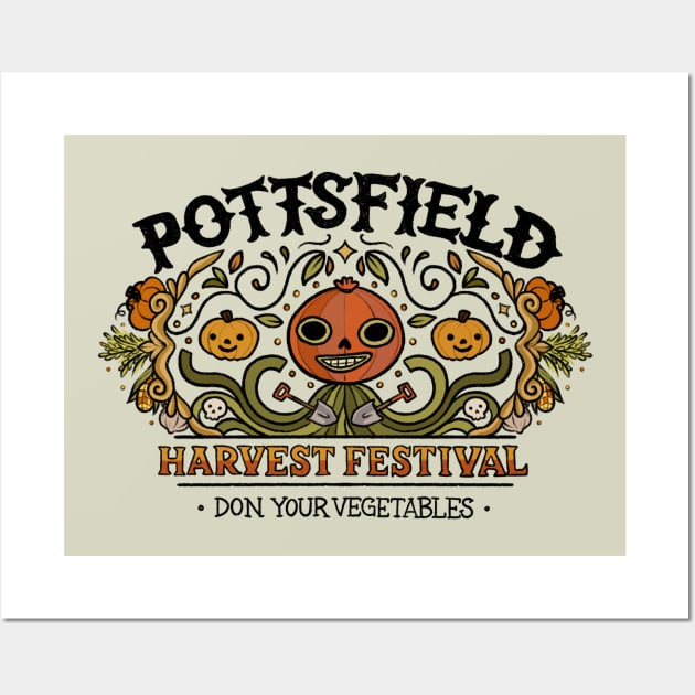 Pottsfield Harvest Festival Wall Art by kiwibeewee